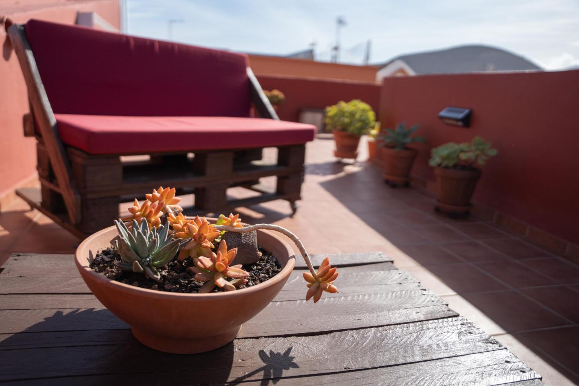 Tenohomes Rustic House With Terrace & Nature Views Buenavista Del Norte Exteriör bild